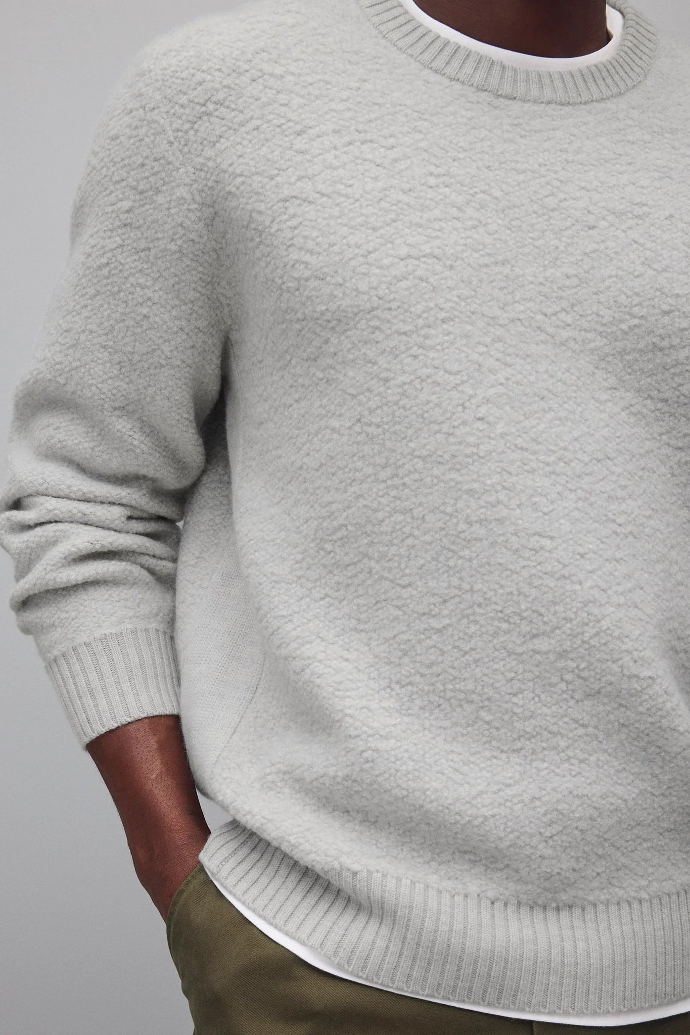 Textured Boucle Turf Crewneck Sweaters Reigning Champ