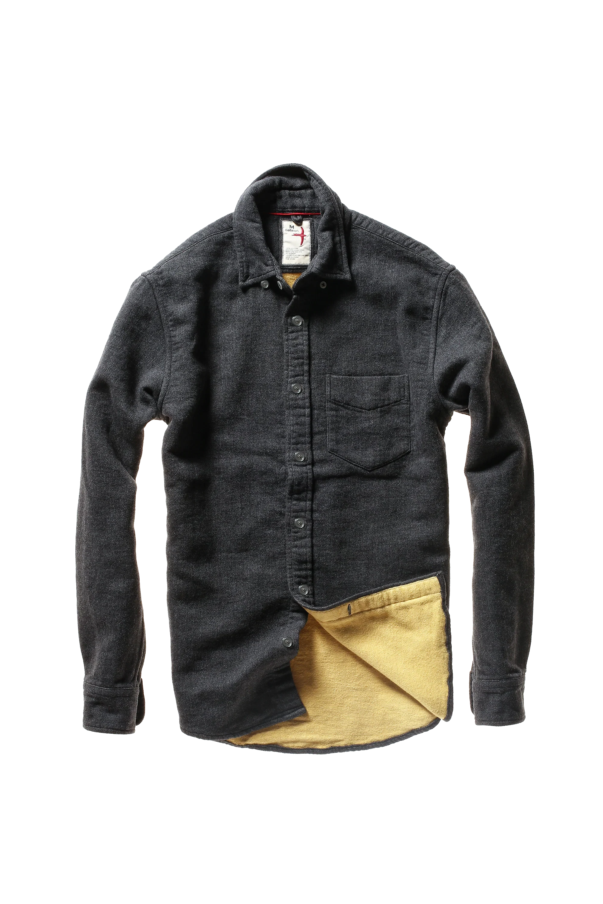 Herringbone Chamois-Lined Flannel Shirts Relwen