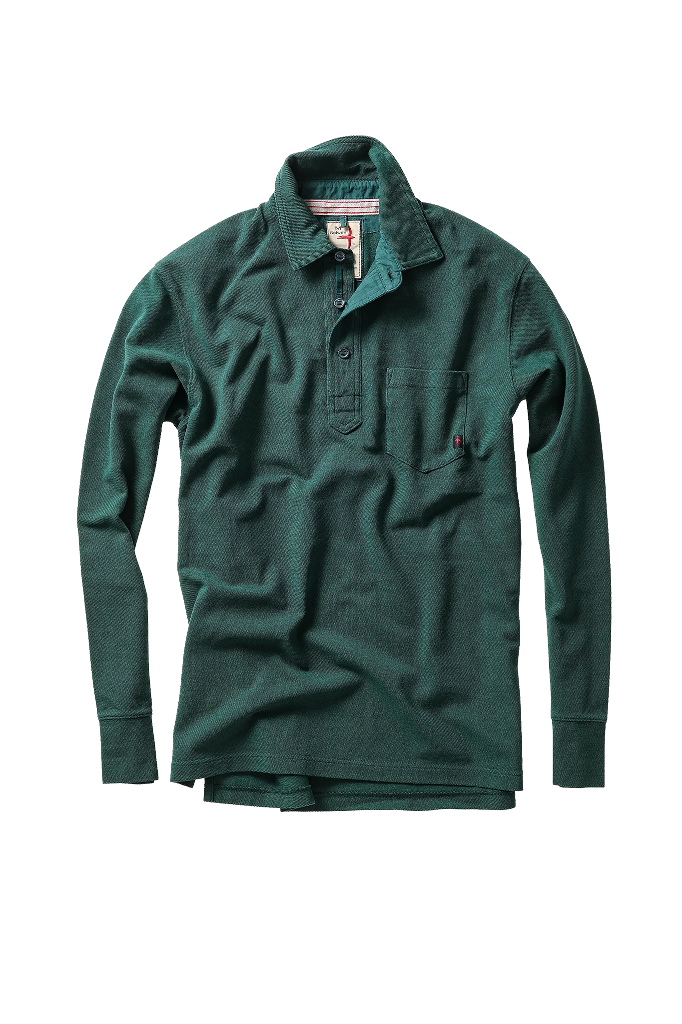 L/S Vintage Pique Polo Polos Relwen