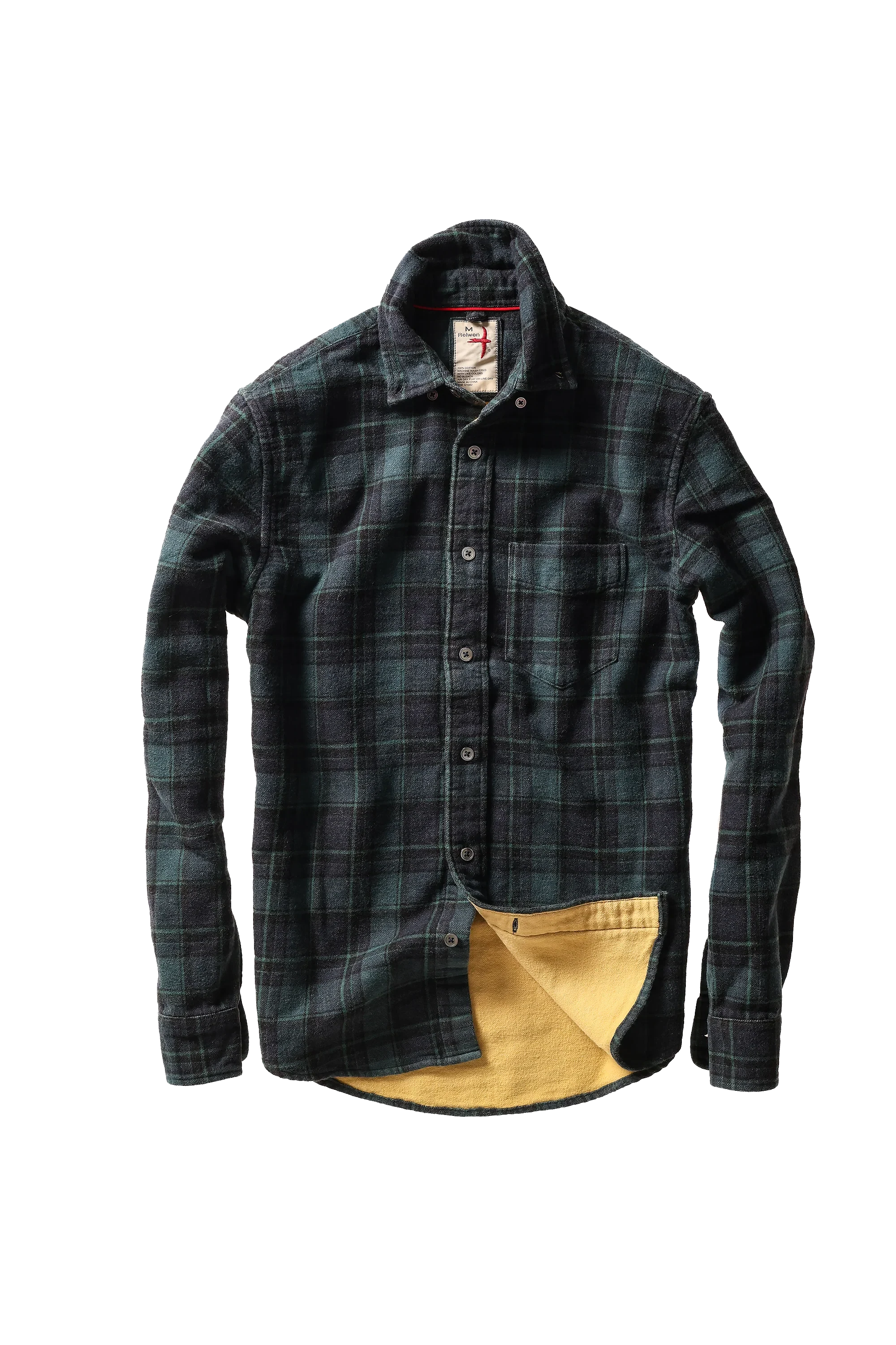 Plaid Chamois-Lined Flannel Shirts Relwen