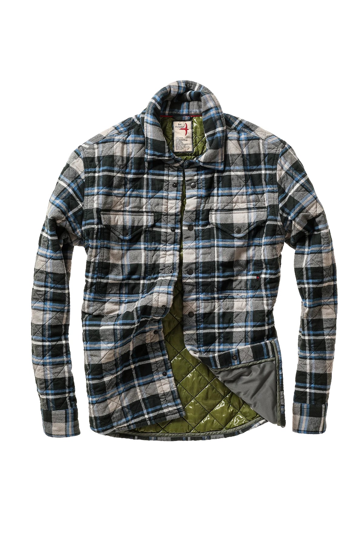 Quilted Flannel Shirtjacket Jackets Relwen