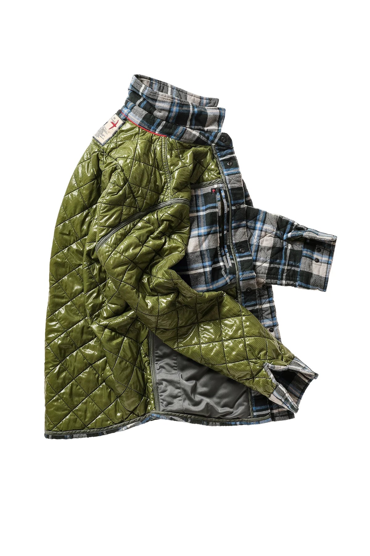 Quilted Flannel Shirtjacket Jackets Relwen