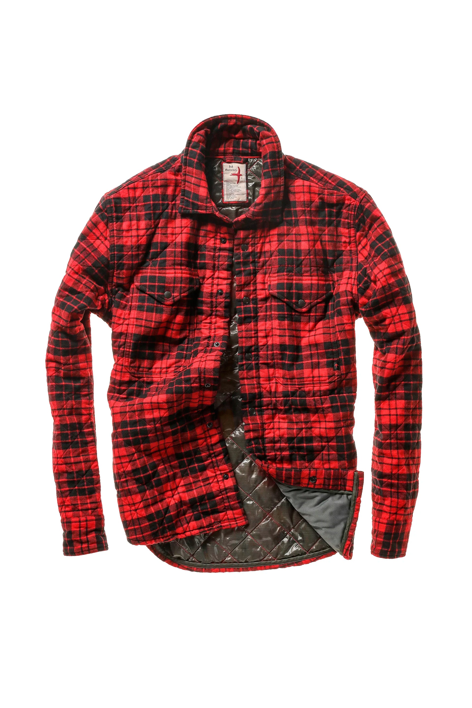Quilted Flannel Shirtjacket