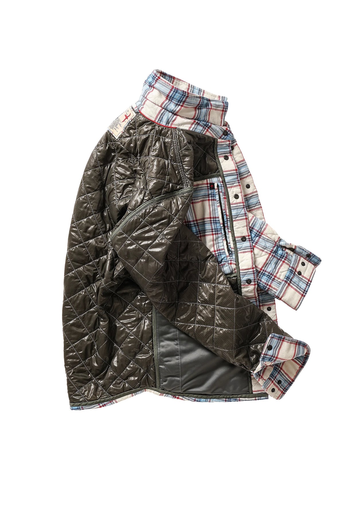 Quilted Flannel Shirtjacket Jackets Relwen