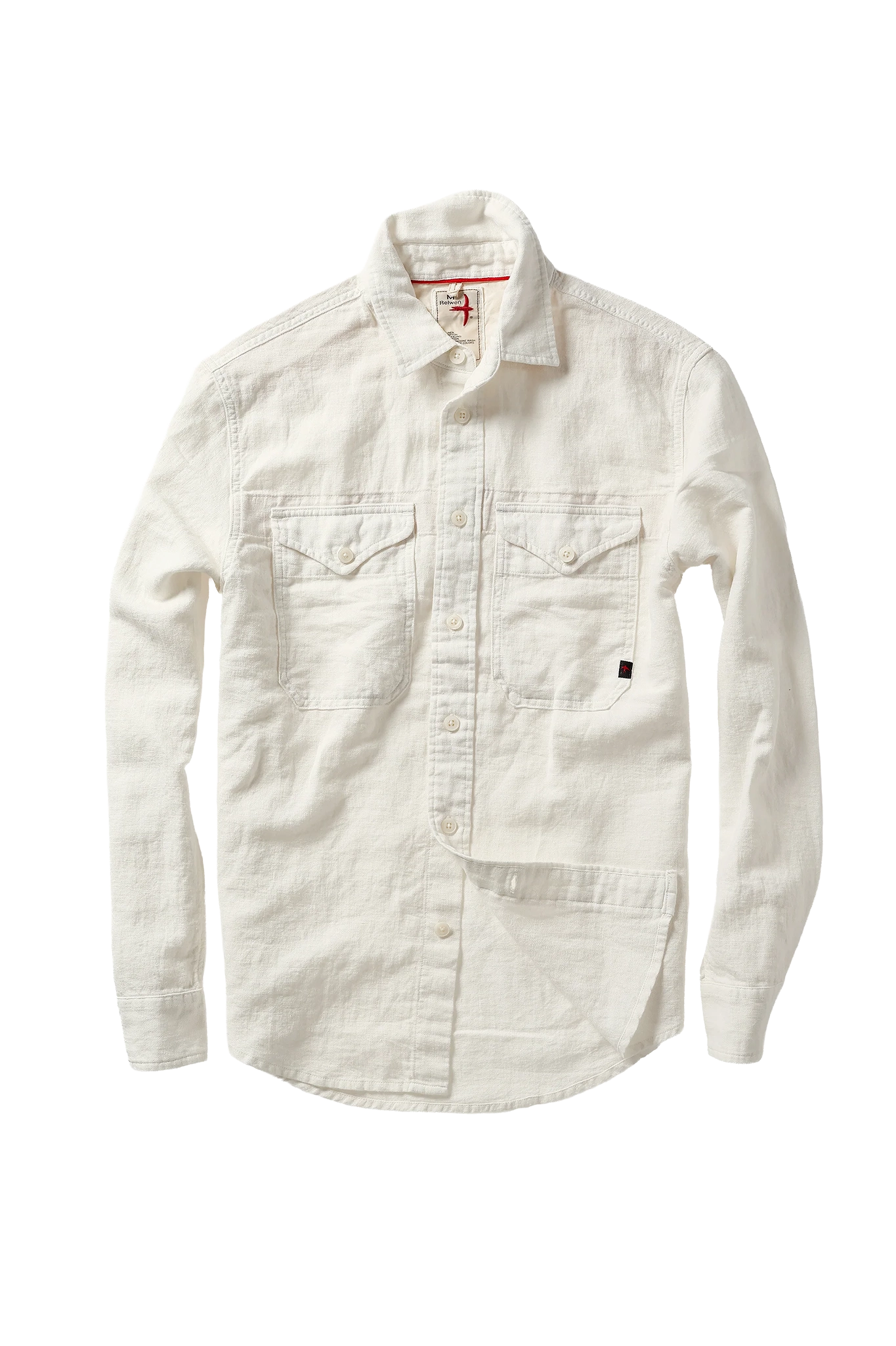 Slub Linen Workshirt Overshirts Relwen