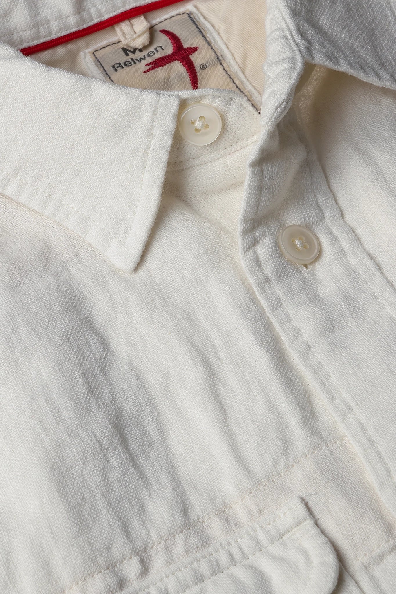 Slub Linen Workshirt Overshirts Relwen