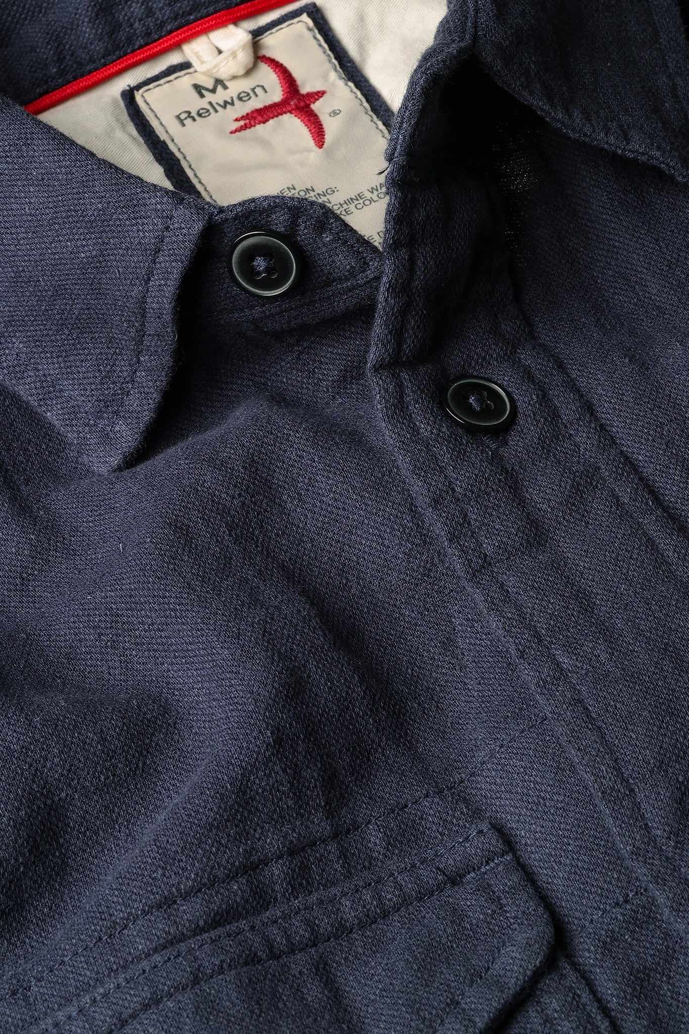 Slub Linen Workshirt Overshirts Relwen