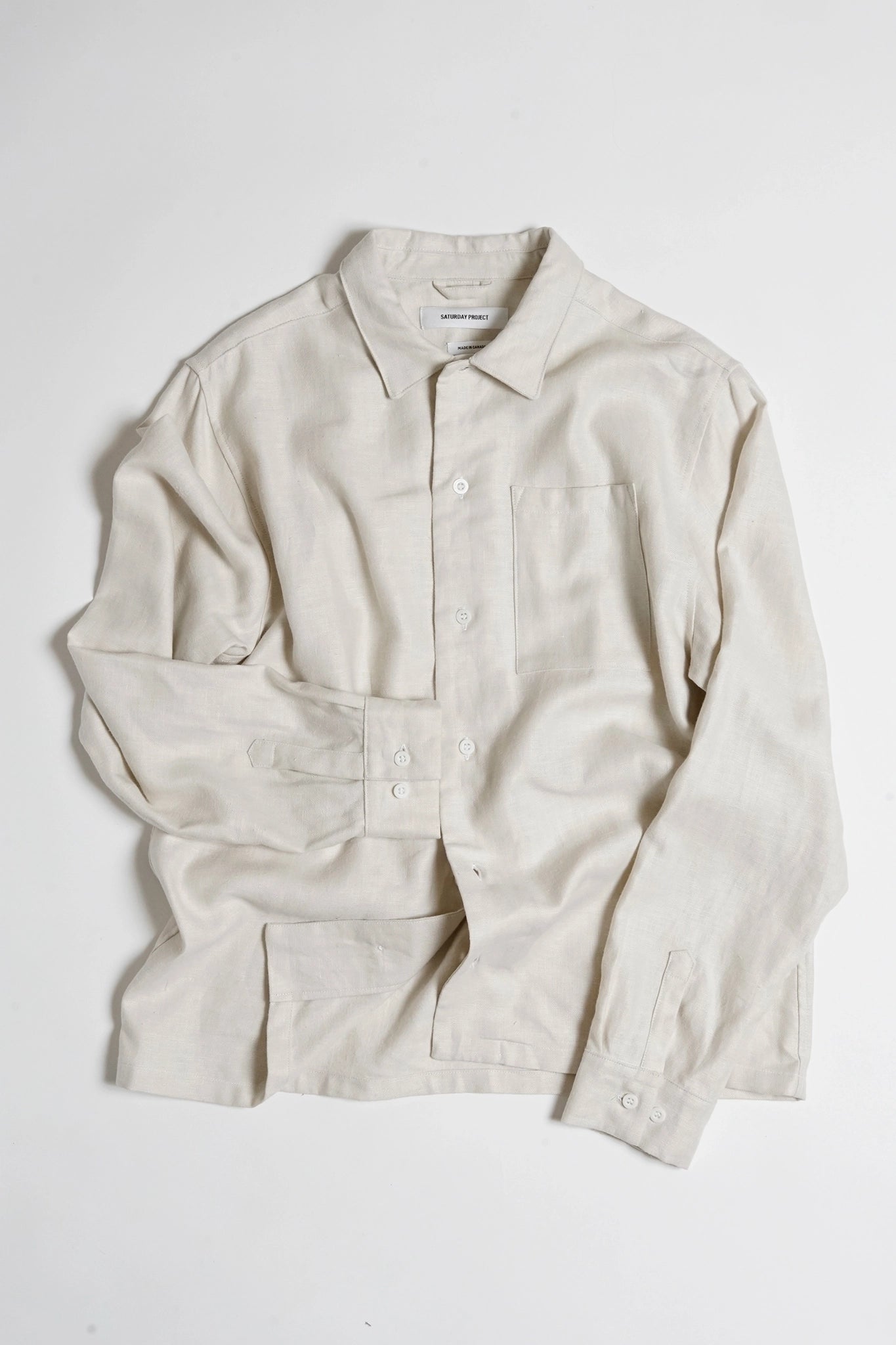 French Linen Chore Shirt Shirts Saturday Project