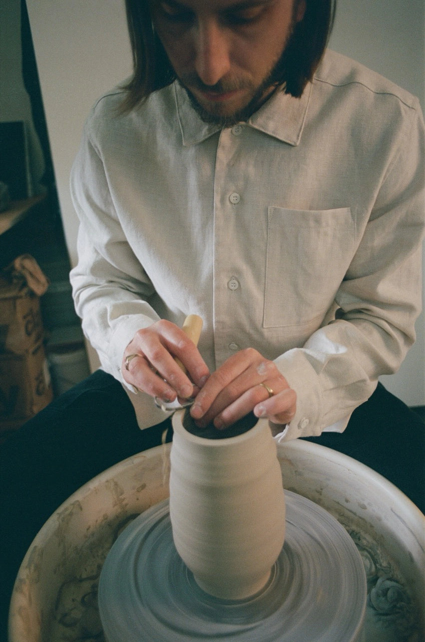 French Linen Chore Shirt Shirts Saturday Project