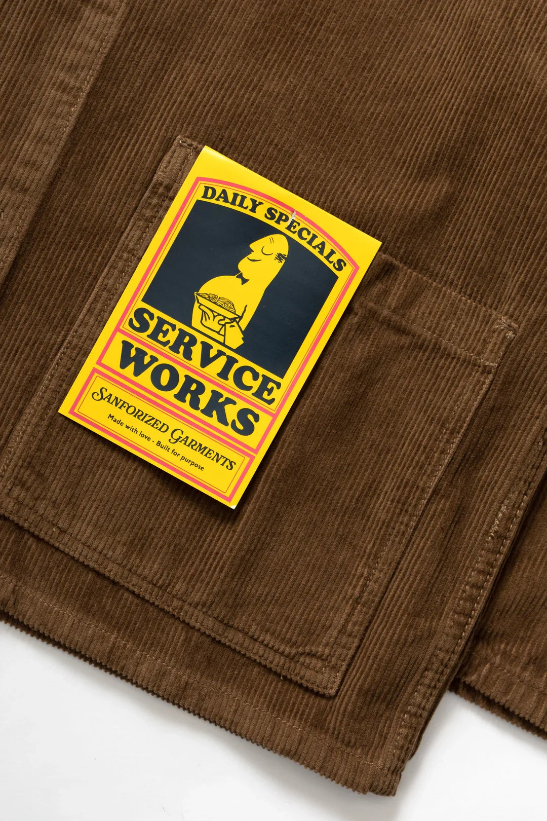 Corduroy Chore Shirt OverShirt Service Works