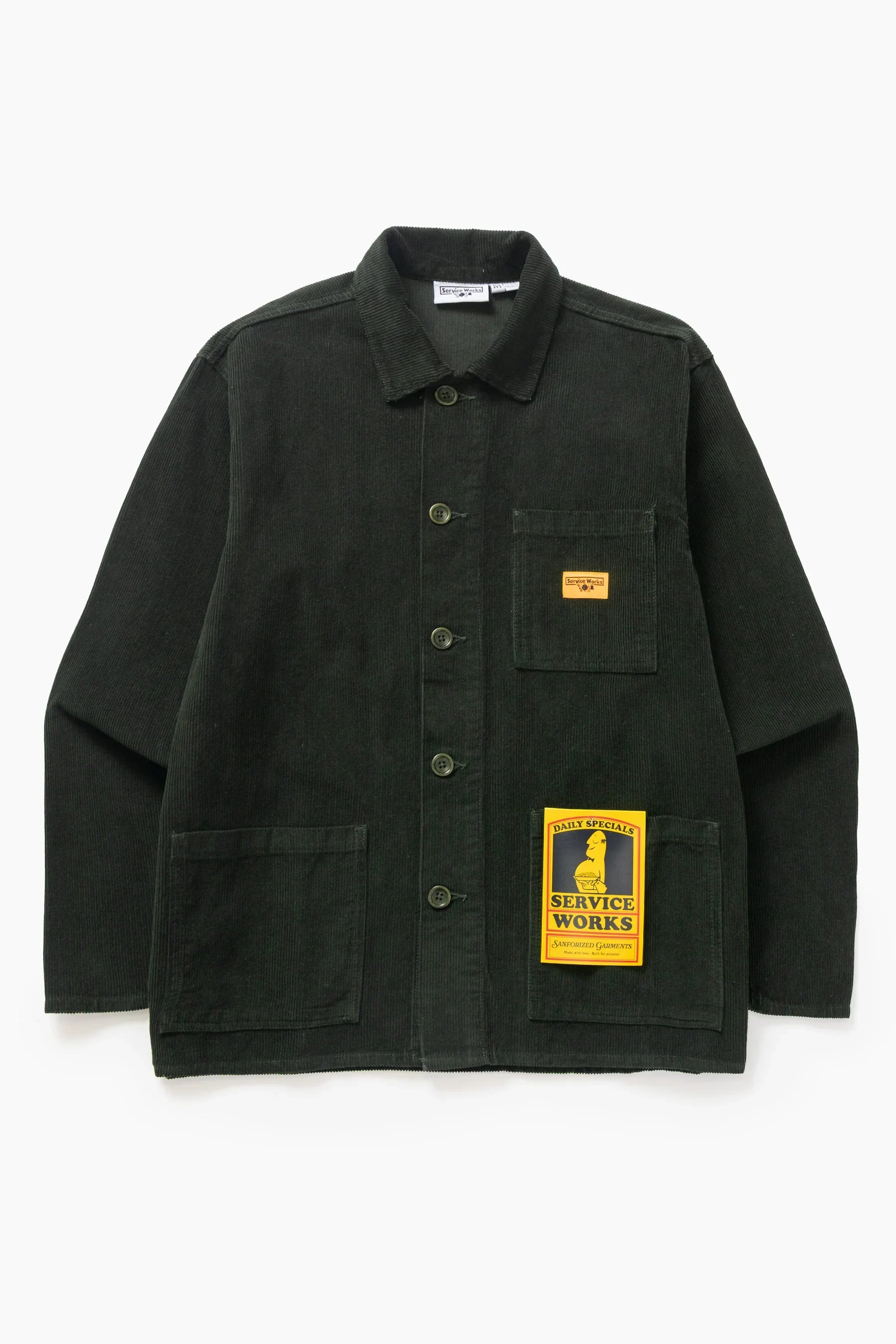 Corduroy Chore Shirt OverShirt Service Works