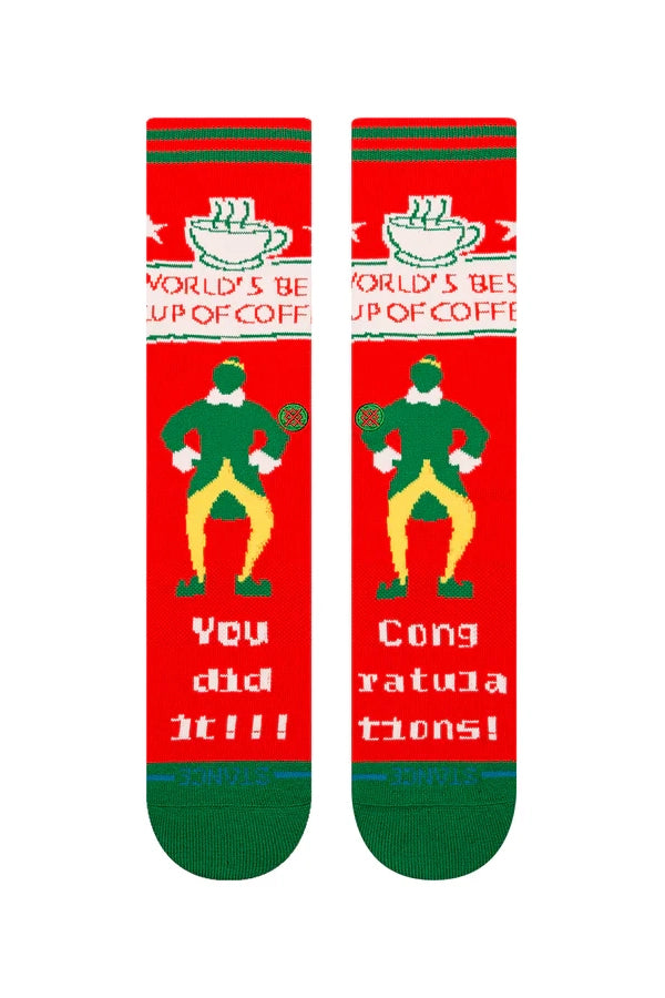 Elf x Stance Worlds Best Crew Socks Accessories Stance