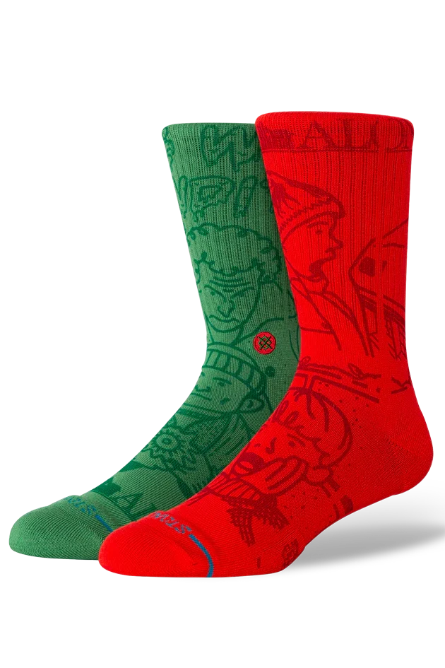 Home Alone x Stance Home Alone Crew Socks Accessories Stance