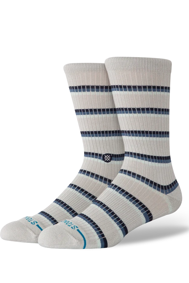 Multistripe Ribbed Crew Socks Accessories Stance