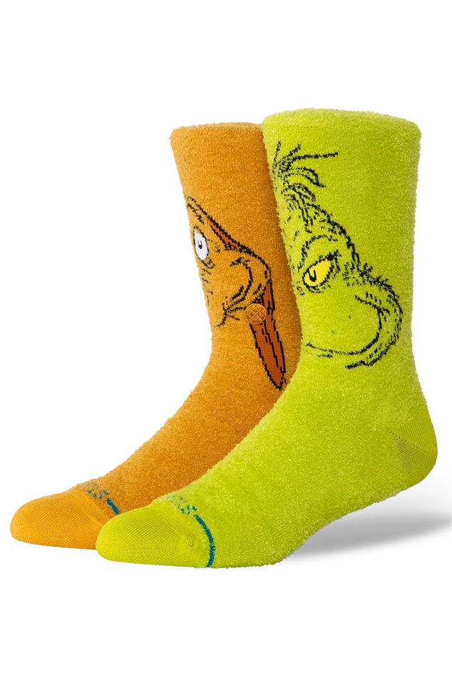 The Grinch x Stance Grinch And Max Crew Socks Accessories Stance