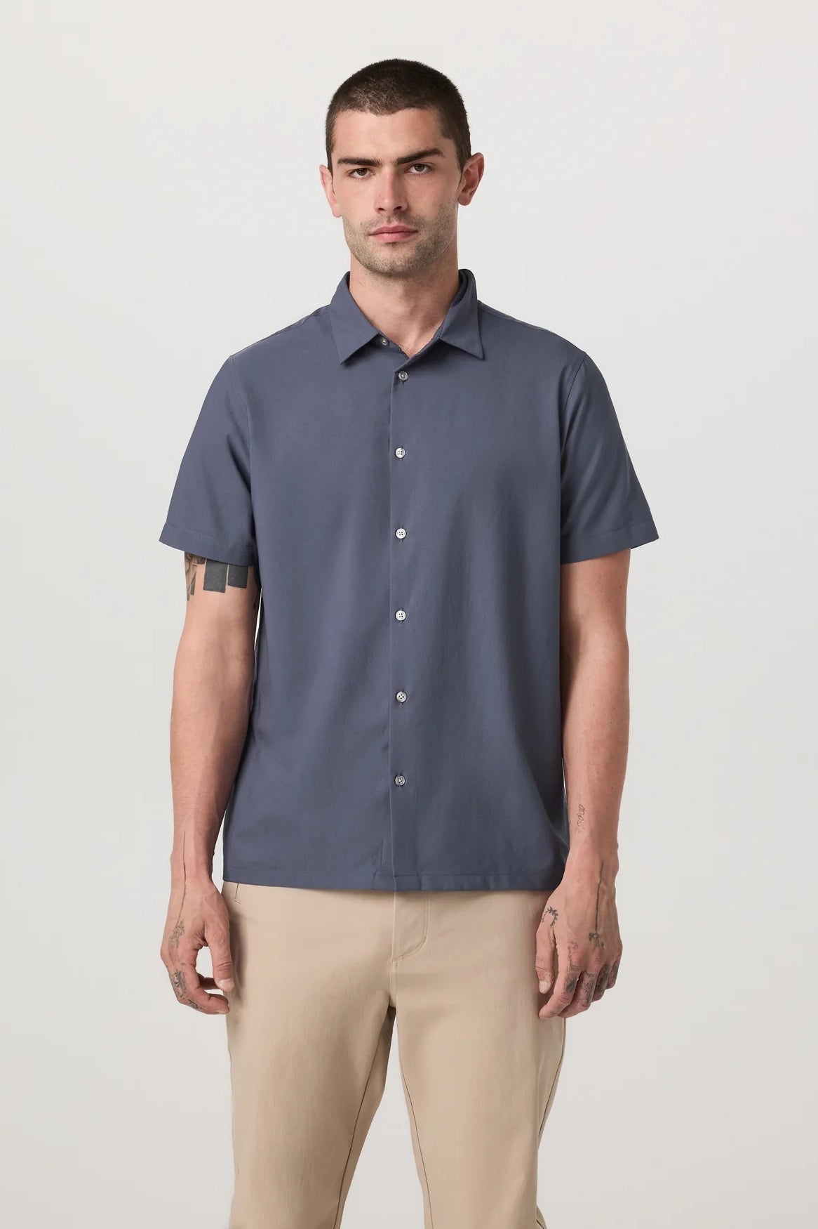 Short Sleeve Manhattan Button Down Shirts Vuori