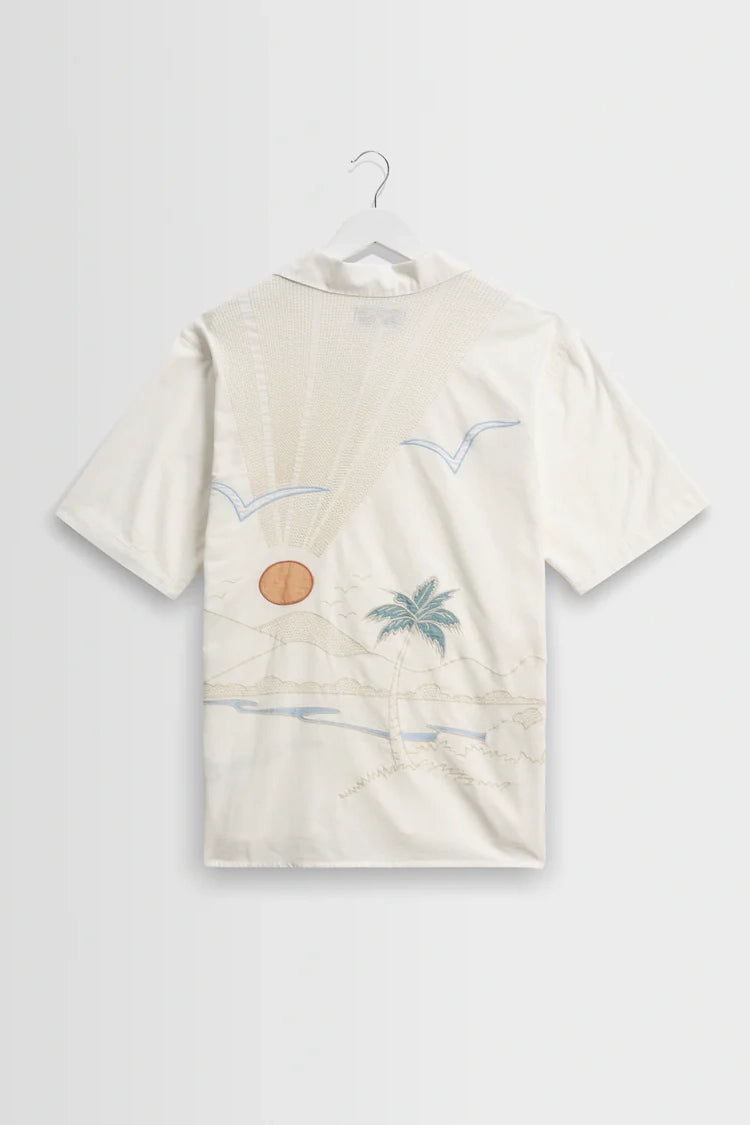 Didcot Summer Applique Short-Sleeve Shirt Shirts Wax London