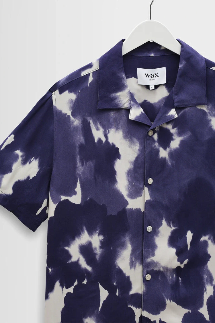 Didcot Floral Viscose Short-Sleeve Shirt Shirts Wax London