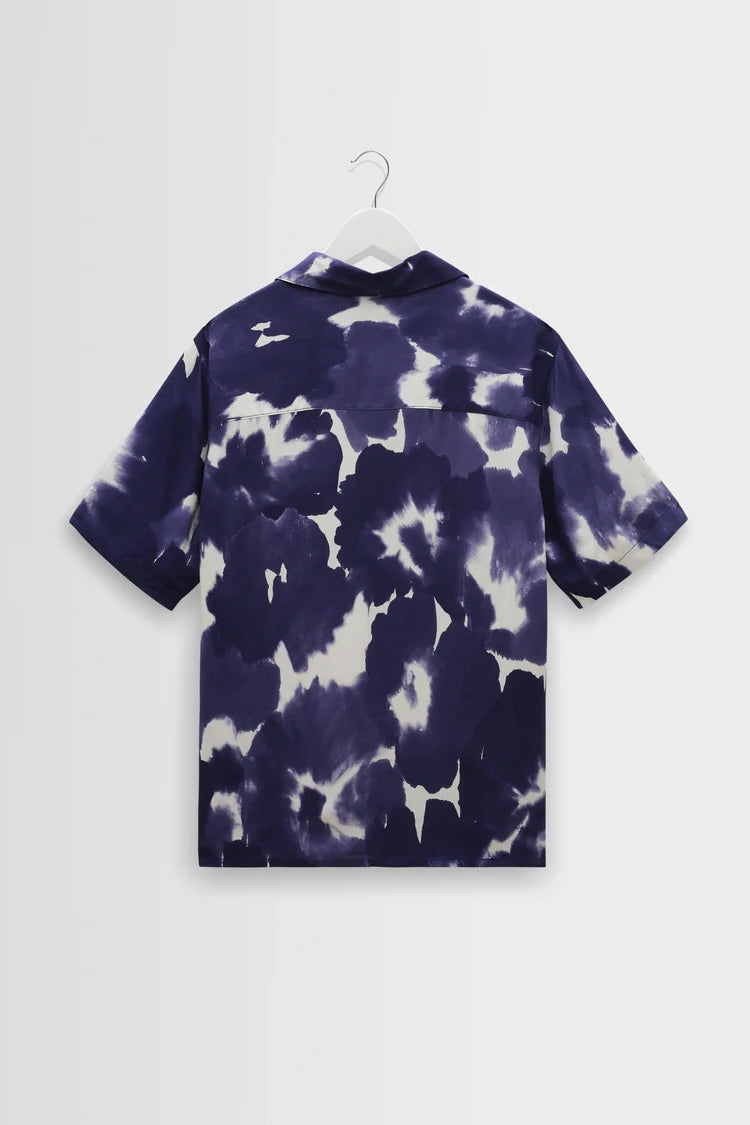 Didcot Floral Viscose Short-Sleeve Shirt Shirts Wax London